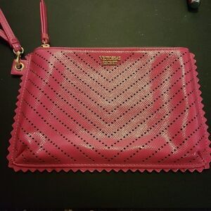 Victoria Secret Retro Vegan Leather Wristlet